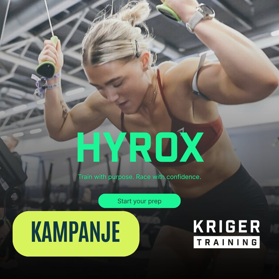 Kampanje for Kriger Training: Hyrox-utøver i trening